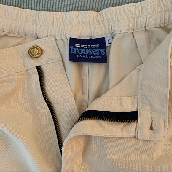 BIG BUD PRESS CREAM TROUSERS - Picture 2 of 4